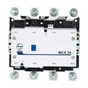 MCX Contactor 255A 4P 415V AC In Built 2NO+2NC AC-1 220V AC Coil 50/60 Hz