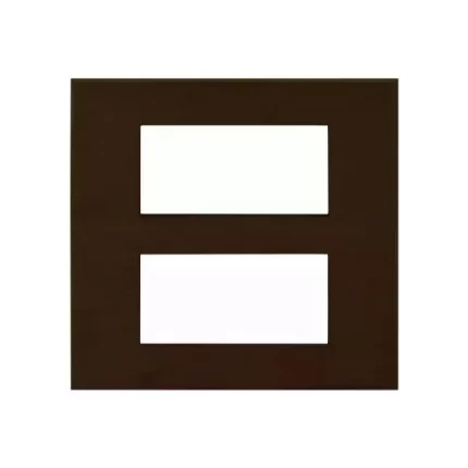 Englaze 8 M Mocha Wood Plate Square