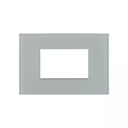 Englaze 3 Module Glass Plate I White