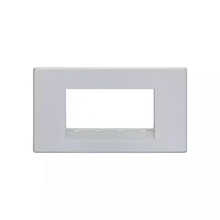 Englaze 4 Module Plate M Silver