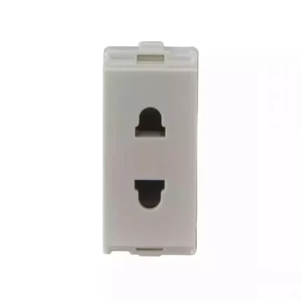 EnGem 2-Pin Euro Socket 6A 1M White