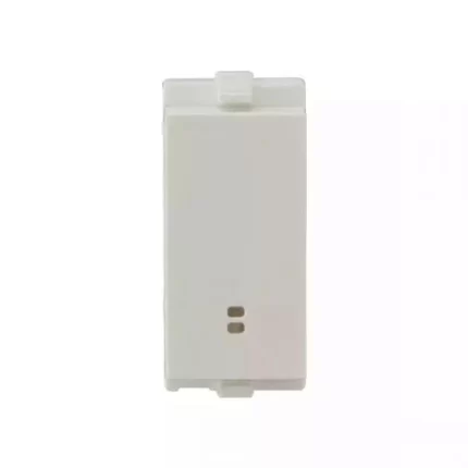 EnGem Switch 1 Way 6A With Indicator 1M White