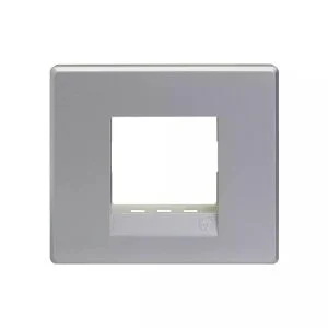 Englaze 2 Module Plate M Silver