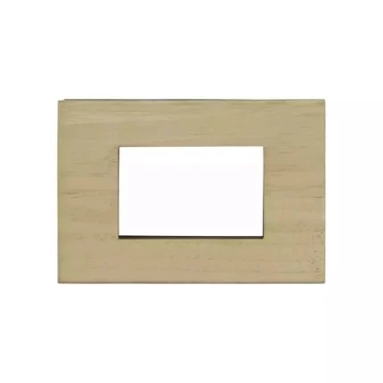 Englaze 3 Module Beige Wood Plate