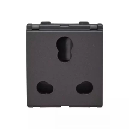 Entice Socket 6A/16A With ISI 2M - Cha Grey