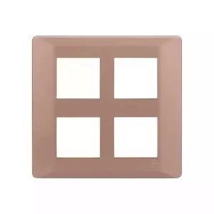 Entice 8 M Plate Square- Rose Gold