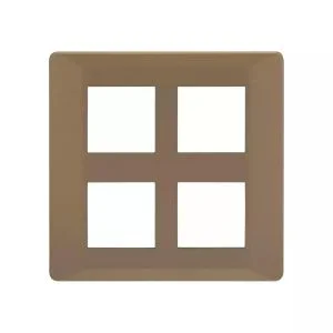 Entice 8 M Plate Square- Rustic Gold